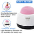 ONiLAB Mini Vortex Mixer with Touch Function for Lab Mixing, Nail Polish, Tattoo Ink, Pink