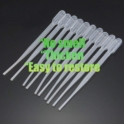Pack of 100 3ml Plastic Transfer Pipettes, Eye Dropper Makeup Tool for Essential Oils