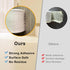 Strong Adhesive Weather Stripping, High Density Weatherproof Weather Stripping Door Seal Strip for Sliding Door, Windows,Soundproof Foam Sealing Strip, White(1/2 in x 1/4 in x 13Ft)