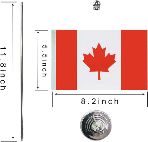 Canadian Flag Desk & Office Flag, World Country Banner for Festival Decoration