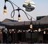164FT Outdoor String Light Hanging Kit - Heavy Duty Black Vinyl-Coated Stainless Steel Wire Rope with Turnbuckles