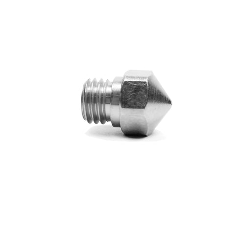 Microswiss Plated A2 Hardened Tool Steel Nozzle for MK10 All Metal Hotend Kit ONLY, (.4mm)