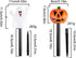 Ochine Solar Halloween Pumpkin Garden Stake Lights for Halloween Decorations, Halloween Ghosts Pathway Lights, Skull