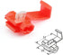 ZYAMY 50pcs Scotch Lock Quick Splice Wire Terminals, Cold Pressed Insulated Snap Lock Connectors for AWG 16-22