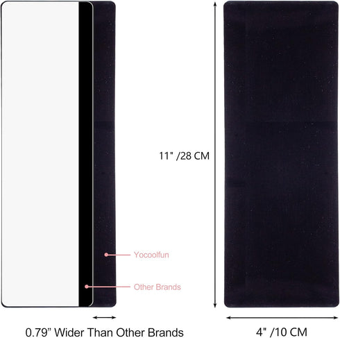 Yocoolfun (2 Pack Computer Monitor Memo Board,Computer Monitor Sticky Note Holder Message Board for Monitors Screen