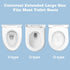 YTLX 20pcs Quality Disposable Toilet Seat Covers Stick-On Non-Slip for Public Toilets Hospital Hotel, Portable Travel