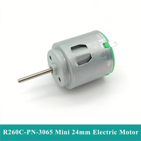 XNAOR R260 3V 3.7V 4.5V 5V 16500RPM 24mm Micro Motor DC High Speed Round Electric Motor DIY Hobby Toy RC Car Boat Fan