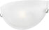 4271-91 1 Livex Lighting Home Basics Light Brushed Nickel Wall Sconce with White Alabaster Glass