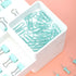 Paper Clips and Binder Clips Set, 3 Pack, 216 pcs, Cute Green Metal Assorted Sized Binders with Push Pins