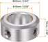HARFINGTON 4pcs Shaft Collar - 15mm Bore Aluminum Alloy Set Screw Shaft Collars for Wheel Barrow Axle & CNC Machine