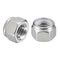 uxcell 50Pcs 7/16"-14 Nylon Insert Hex Lock Nuts, 316 Stainless Steel Self-Locking Stop Nut for Industrial
