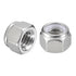 uxcell 50Pcs 7/16"-14 Nylon Insert Hex Lock Nuts, 316 Stainless Steel Self-Locking Stop Nut for Industrial