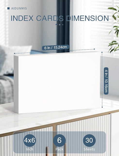 4x6 300 4x6 4 6 10 Pack 30 Index Cards Blank, PCS Note Cards Bulk, Heavy Flashcards Blank Index Cards White, x Note