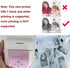 Mini Pocket Bluetooth Printer - Portable Thermal Printer with 13 Roll Papers for Journal/DIY