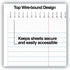 Universal 96920 Steno Book, Gregg Rule, 6 x 9, White, 80 Sheets for Note Taking