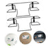 4pcs Settings ULTECHNOVO Wall Mounted Glove Dispenser Holder Tissue Box Organizer Stylish Metal Design for Efficient