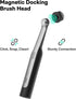 IPX7 12 HOTO Wand Cordless Spin Scrubber, Electric Rechargeble Grout Cleaning Brush, Waterproof Bathroom Scrubber