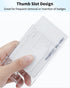 Pawfly 10 Pack Vertical 2-Card Badge Holder with Thumb Slot for Office School IDs and Credit Cards