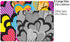 WIRESTER Extra Large Non-Slip Rectangle Mousepad, Hippy Hearts Pattern for Home, Office, and Gaming Desk