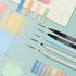 Jutom 29 Pcs Book Annotation Kit, Aesthetic Highlighters, Gel Pens Set, Sticky Notes Tabs, Markers for Office School