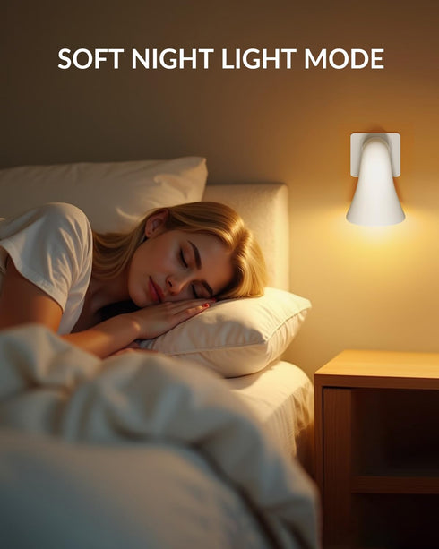 BrightArk GU10 GU10 Bulb Plug in Wall Uplighter Lamp with Timer & Memory Function, Spotlights with Socket, Plugin Wall