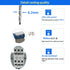 Electromagnetic Relay 24V DC/ 24V AC SPDT 6A with LED Indicator, Socket Base, DIN Rail, Ultra Thin 6.2mm, UL CE VDE Certification