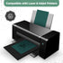 Harloon 100 Pcs A9 Envelopes, 5.75 x 8.75 Inch, Self Adhesive Wedding Invitation Envelopes, Dark Green