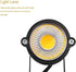 Youngine Pack 2, 12V 5W of Low Voltage LED Landscape Lights Waterproof Outdoor Walls Trees Flags Spotlights COB Garden