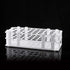 Eowpower Plastic Lab Test Tube Rack, Storage Stand Holder Detachable for 20mm Test Tubes, 40 Holes