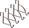 4 Pieces Over The Door Hooks Hanger Multi Hanging Storage Organizers for Coats Clothes Hoodies Hats Scarves Purses Keys