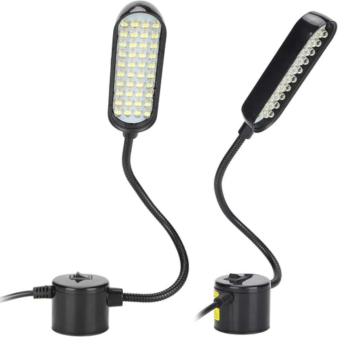 Adjustable Gooseneck LED Table Lamp - Flexible Magnetic Work Light for Tools