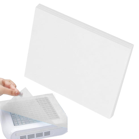 Generic 100 Pack, Dust Collector Filter - Nail Fan Extraction Paper, Piece Replacement Sturdy Fine Mesh Construction