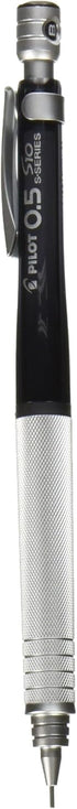 Pilot S10 Mechanical Pencil, 0.5mm Lead, Transparent Black Body (HPS-1SR-TB5)