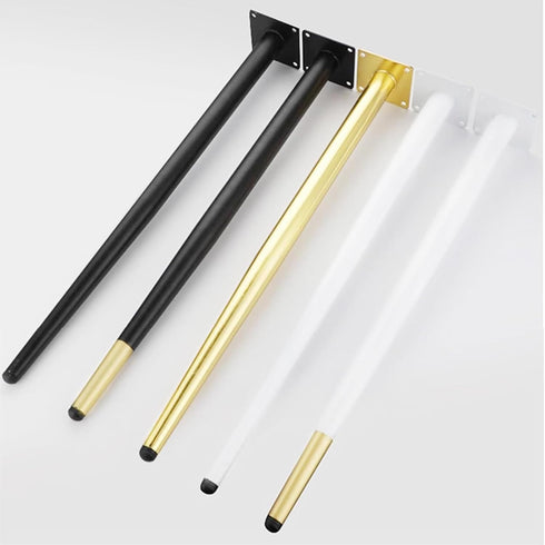 HJYCLFAZU Pack 4 20 cm) SpeeSy of Table Legs, Adjustable Furniture feet, conical Sofa Support Cabinet Metal Legs