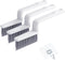 MIXVOVA V-Shaped Grout Cleaner Brush, 3 Pcs Grout Brushes for Tile Floor, Handheld