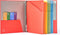 Blue Lake ECOLIFE 1 Inch 3 Ring Binder with Dividers and Pockets, Plastic-Free Binder Organizer for Students and Office