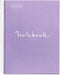 Miquel Rius M Emotions 1 Subject Notebook, Lined 11" x 8.5" 80 Sheets Heavy Weight Paper, 3 Hole Punched, Micro-Perforated, Lavender Board Cover by Miquelrius