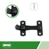 Amig Format: Tools & Home Improvement 3-75 46 mm Amig - Black Snap for Shutters with Reverse Hitch Mod. x - Anti Shock