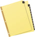 Avery Jan-Dec Dividers, 12-Tab Set, Pre-Printed Black Leather Tabs for 3 Ring Binders (11351)