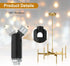 4pcs 180 M10 MECCANIXITY Sloped Ceiling Adapter, Degree Swivel Fine Thread Sloped Ceiling Light Fixture Adapter