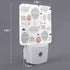 Chrobak LED Night Light,Sleeping Whales Hot Air Balloons LED Night Light Plug into Wall with Dusk to Dawn Light Sensor