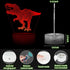 QAQWQAQ 3D 4 Dimmable 16 Hologram Dinosaur Night Light, Patterns, Remote/Smart Touch, Color Changing Light, T-Rex