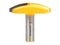 YONICO Horizontal Crown Router Bit, 2-1/4-Inch Radius, 1/2-Inch Shank, 16182