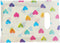 ysmile Small Plastic Shopping Bag with Handle for Small Business Retail, 100 ct 5.9"x7.8" - Love Heart