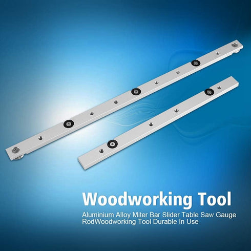 Miter Bar, Aluminium Alloy Slider Table Saw Miter Gauge Rod for Woodworking, 300mm / 11.81''