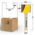 14971q 3/4-Inch 1/4-Inch YONICO Diameter Bottom Cleaning Router Bit Shank