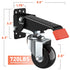 SPACEKEEPER Workbench Casters Kit, 720 Lbs Heavy Duty Retractable Caster Wheels for Workbenches and Machinery, 4 Pack