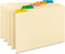 Smead 52180 Recycled Top Tab File Guides, Alpha, 1/5 Tab, Manila/Color, Legal, Set of 25