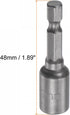 uxcell Quick-Change Nut Driver Bit, 1/4" Hex Shank 7mm Magnetic Nut Setter Drill Bits, 1.89" Length, Metric by uxcell