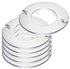 Floor and Ceiling Plate Split Flange, Fits 1-1/2 Inch IPS Galvanized Pipe, Chrome Finish